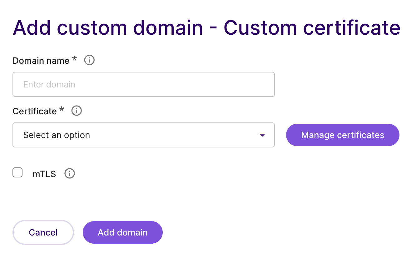 Add a custom domain custom certificate, click-to-zoom