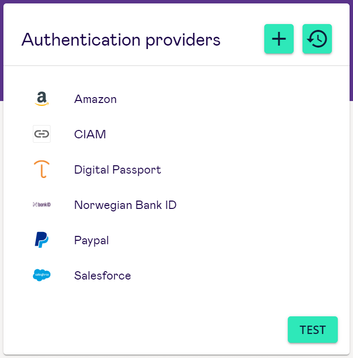 Add authentication provider